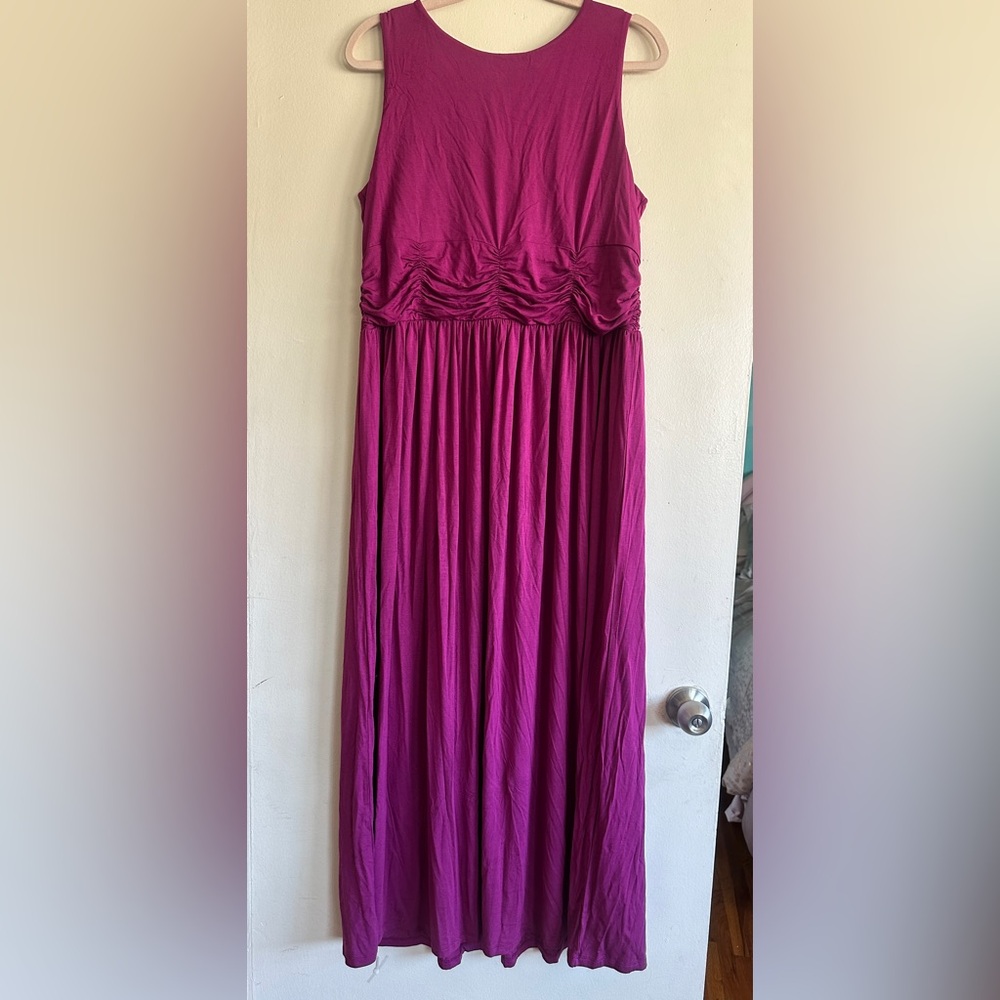 Magenta maxi Dress